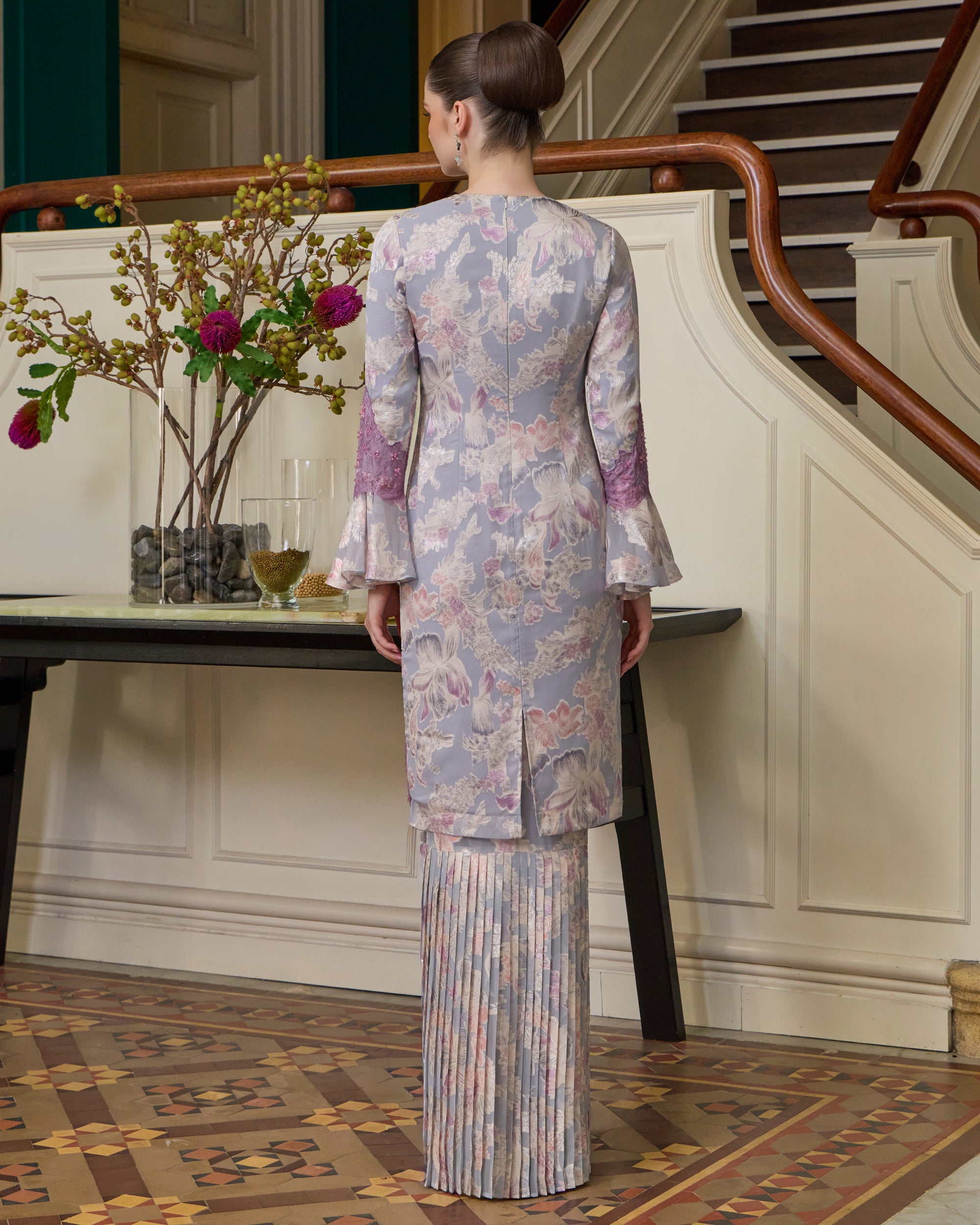 Jasmine Kurung in Purple
