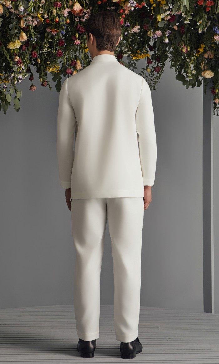 Aathif Baju Melayu in Off White