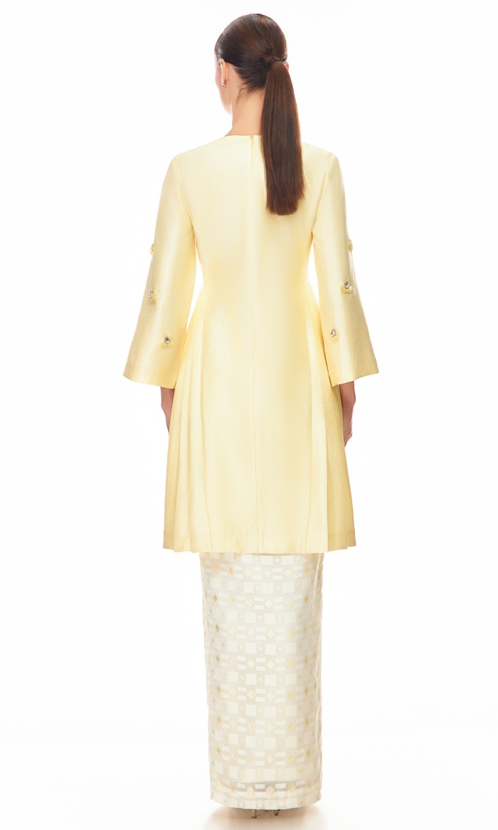 Alita Kurung in Light Yellow