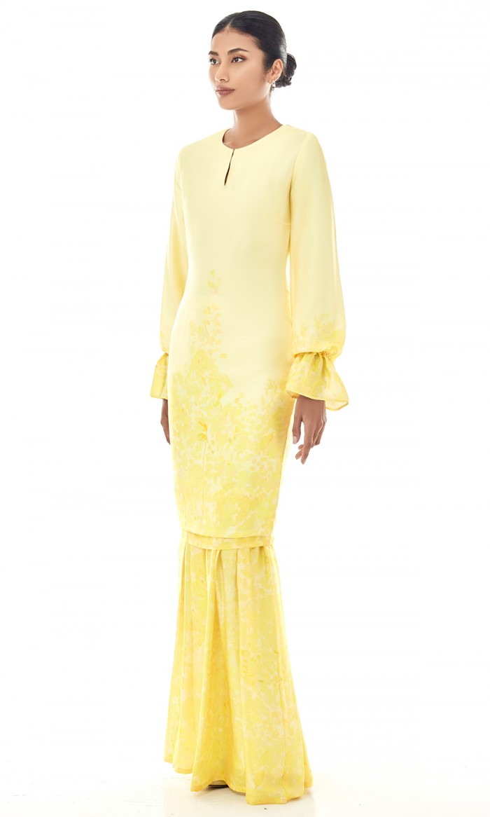 Ashlynn Kurung in Conary Yellow (AS-IS)