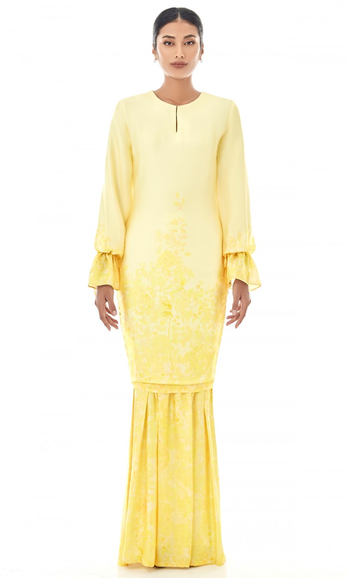 Ashlynn Kurung in Conary Yellow (AS-IS)
