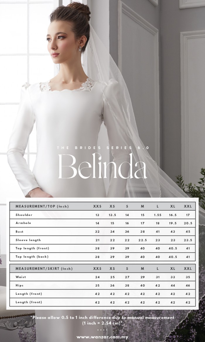 Belinda Brides in Off White (AS-IS)