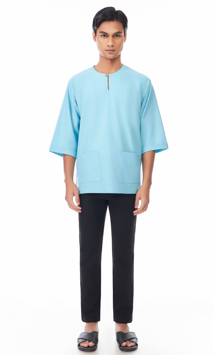 Nadhim Kurta in Tanager Turquoise