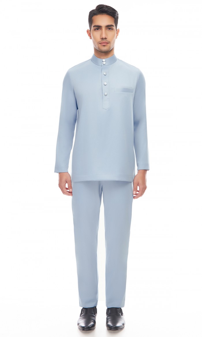 Aaryan Baju Melayu in Platinum