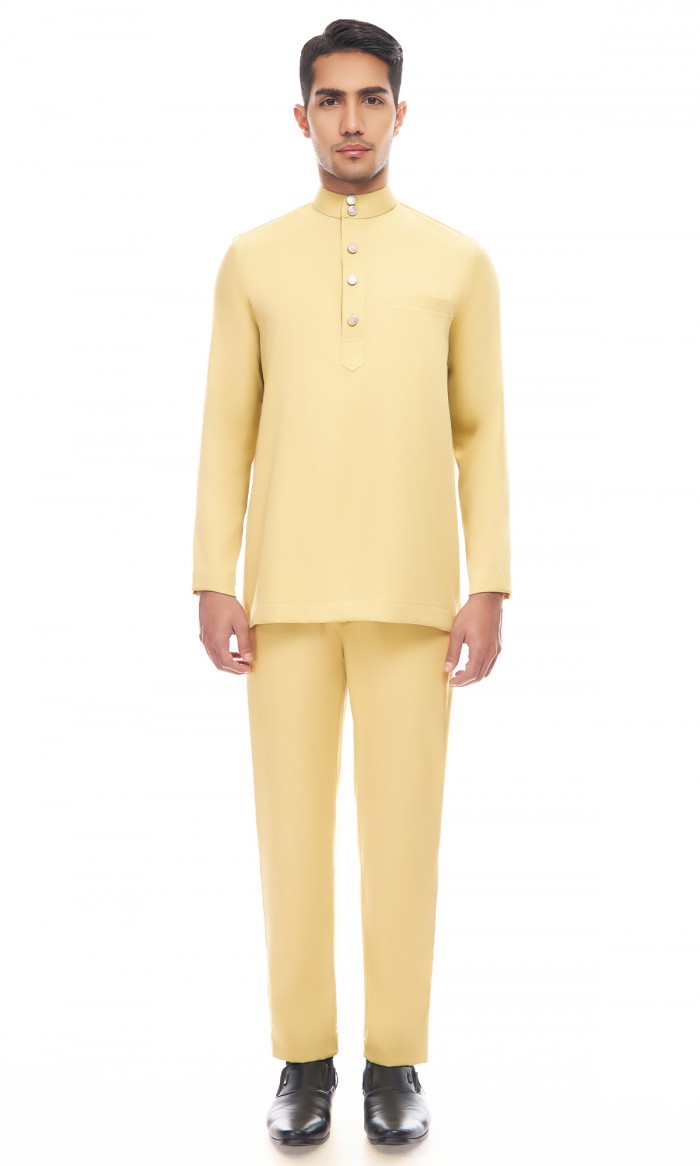 Aaryan Baju Melayu in Blonde Yellow