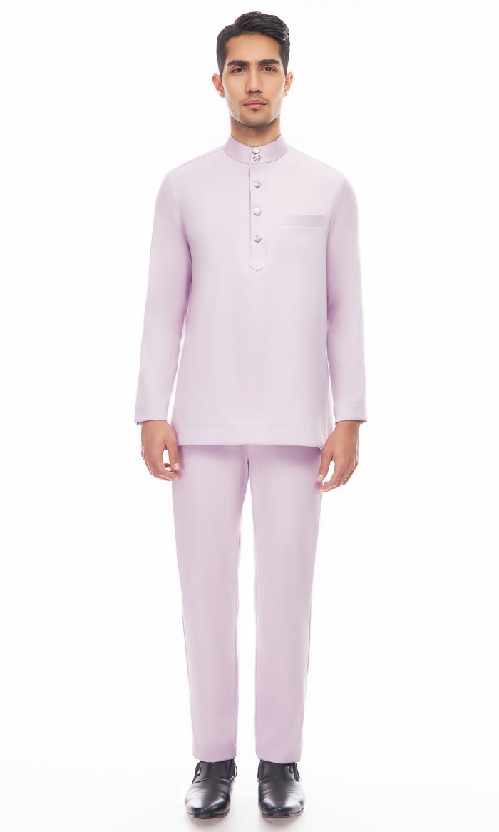 Aaryan Baju Melayu in Lilac