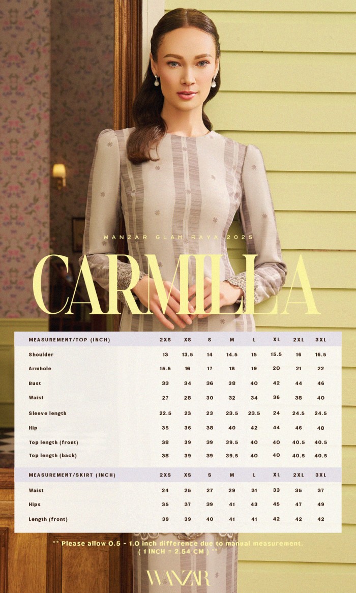 Carmilla Kurung in Khaki Brown