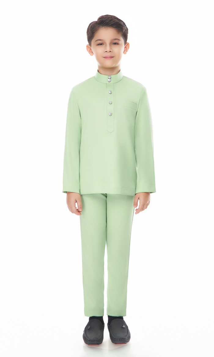 Aaryan Baju Melayu Kids in Honeydew