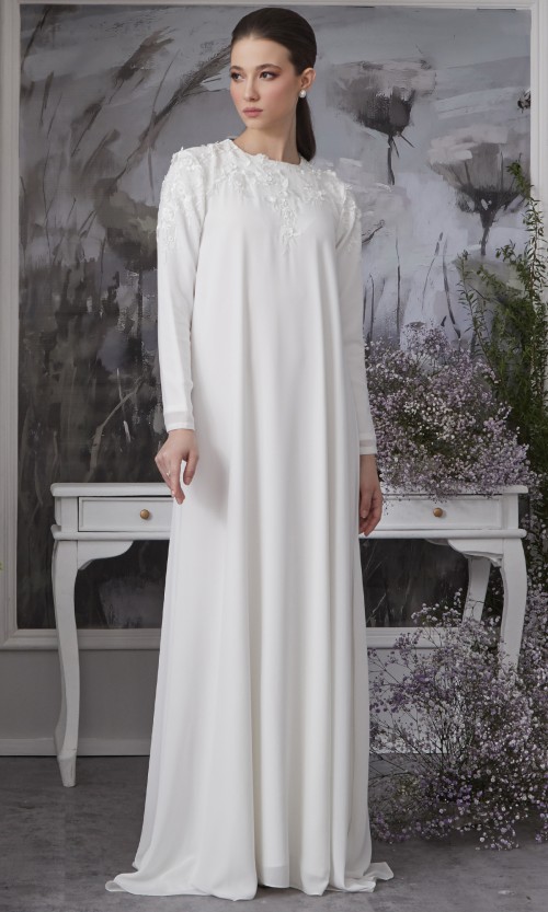 Dahlea Dress in Off White (AS-IS)