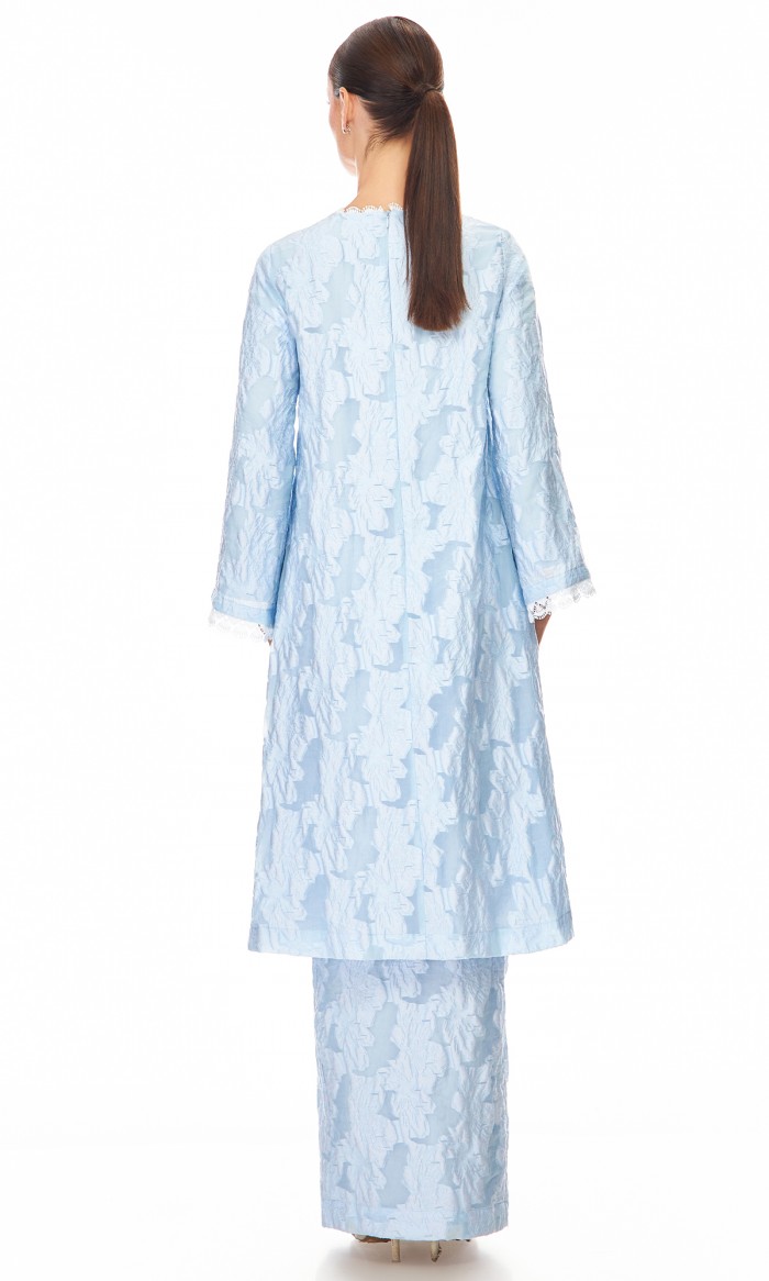 Davina Kurung in Baby Blue