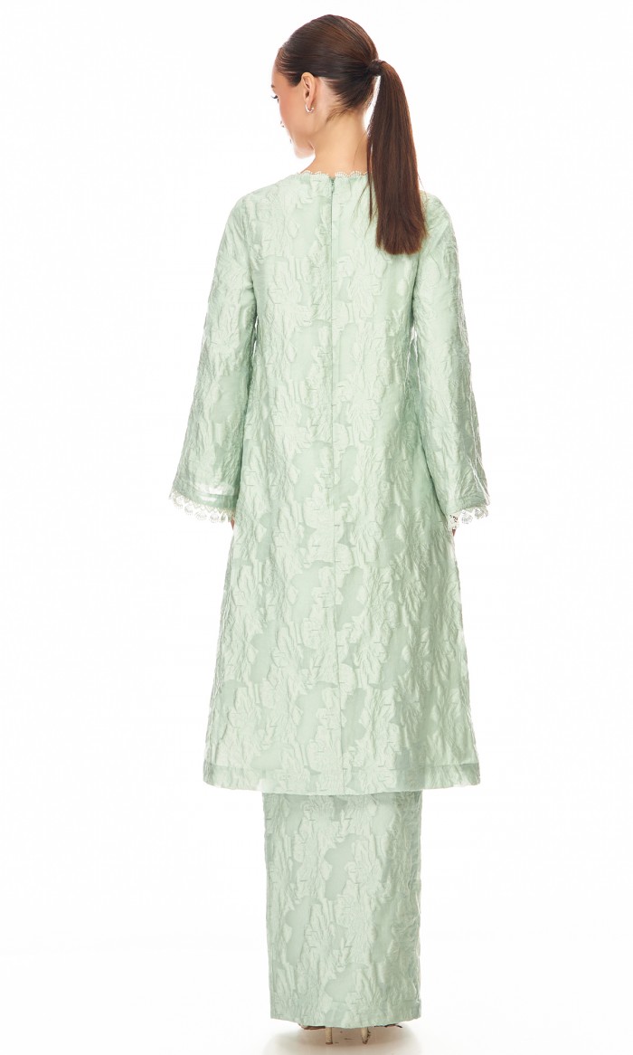 Davina Kurung in Light Green