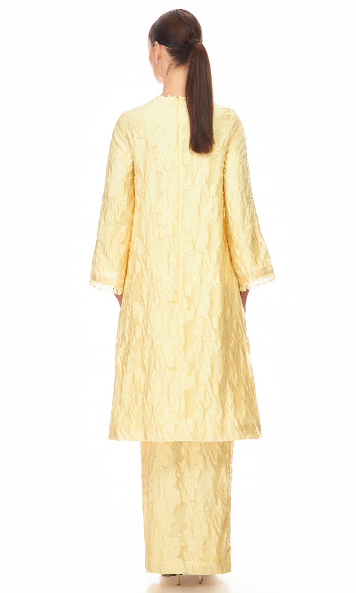 Davina Kurung in Light Yellow