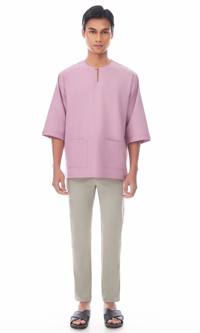 Nadhim Kurta in Dusty Purple