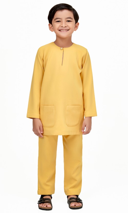 Farabi Teluk Belanga Kids in Royale Yellow (AS-IS)