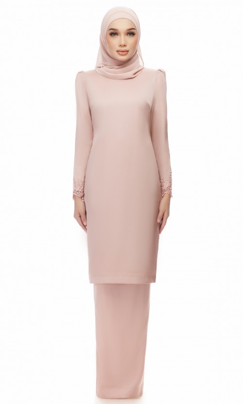 Fedora Kurung 3.0 in Cloud Pink