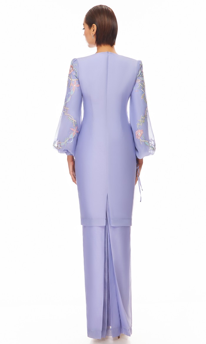 Giselle Kurung in Periwinkle Purple