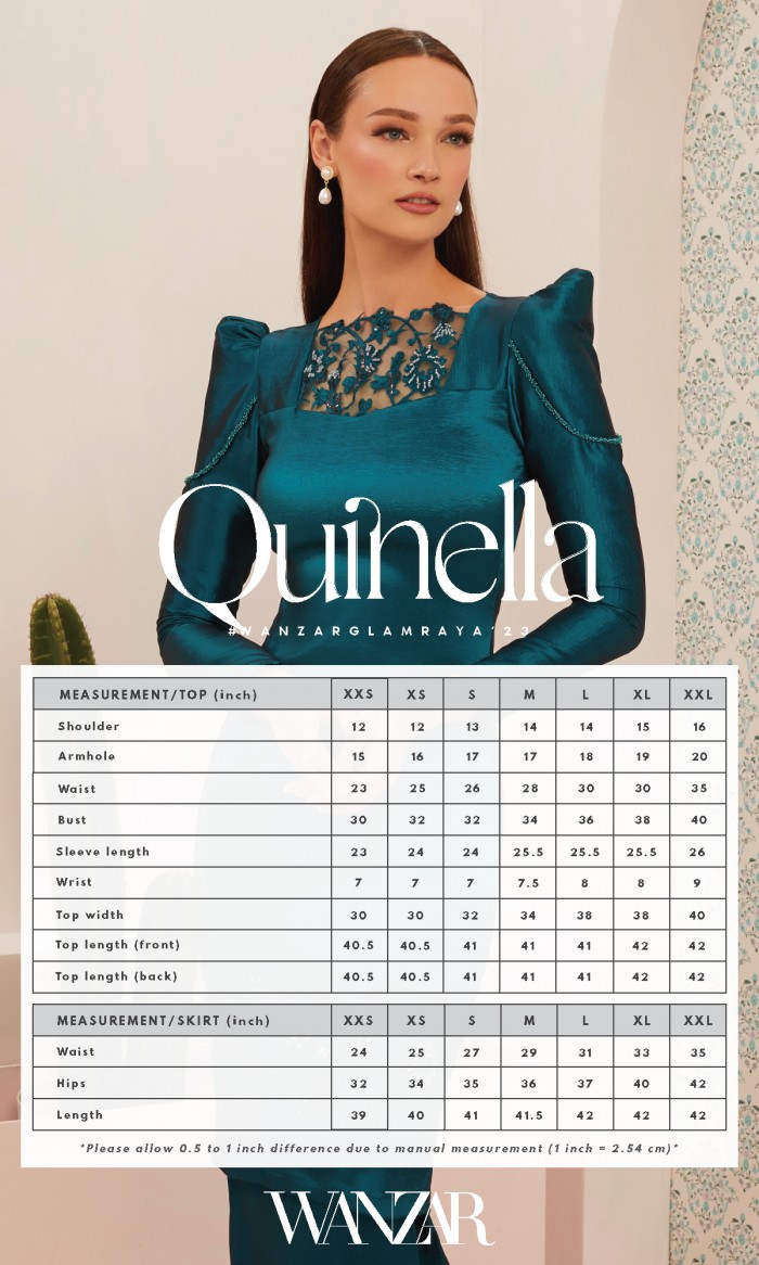 Quinella Kurung in Imperial Blue (AS-IS)