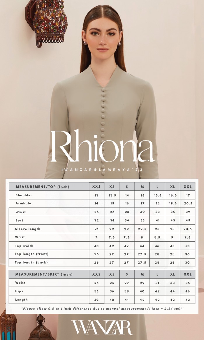 Rhiona Kurung in Ash Grey (AS-IS)