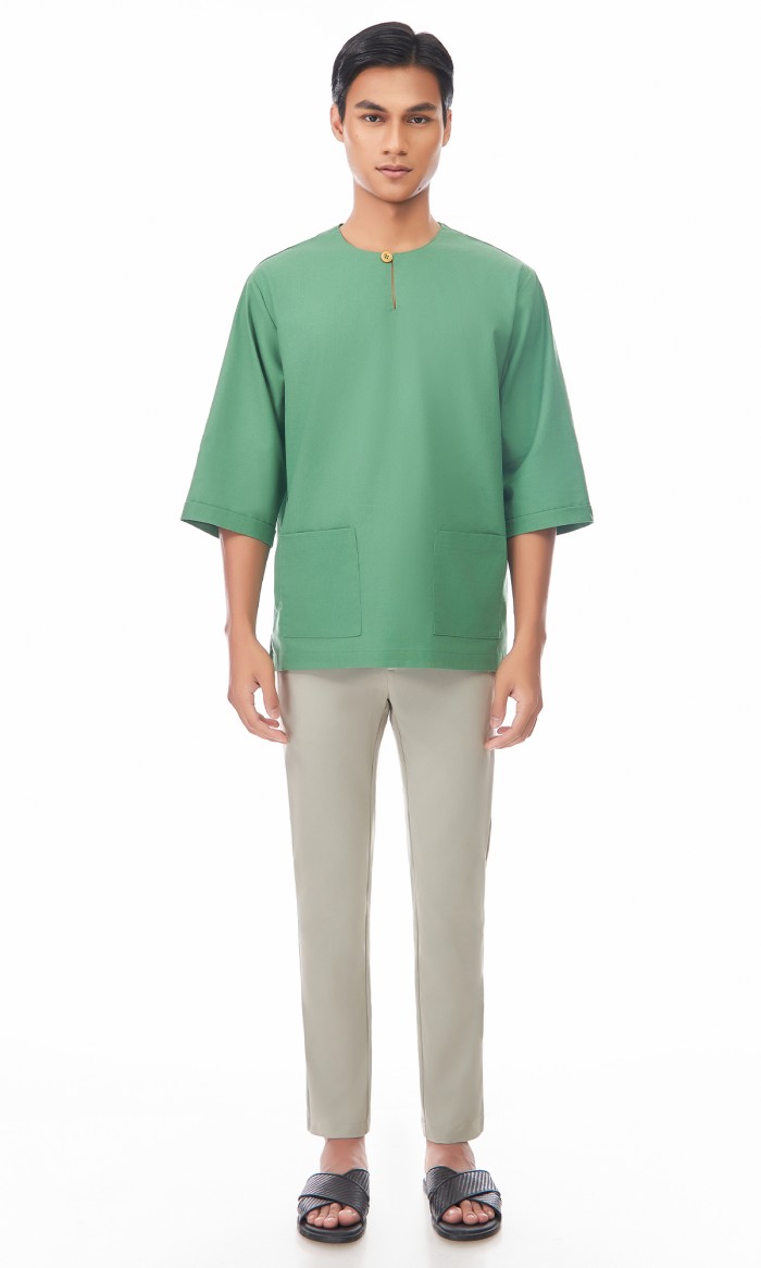 Nadhim Kurta in Green Bee