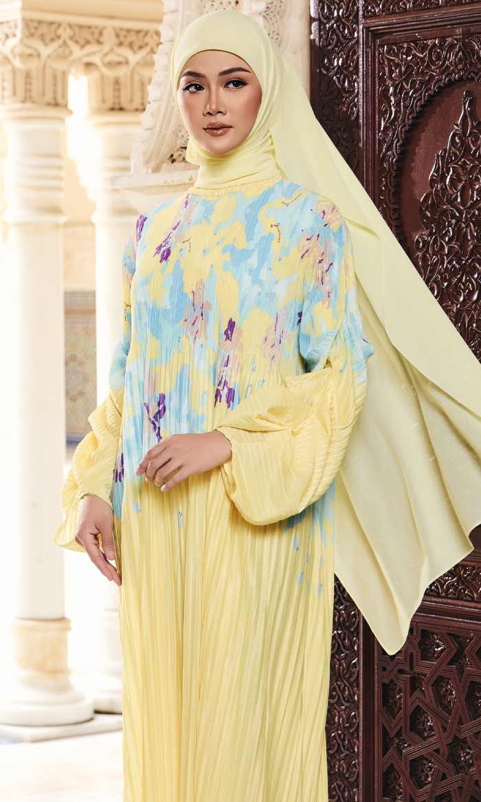 Jordynn Dress in Butter Yellow