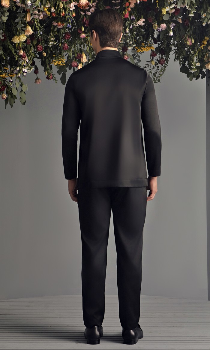 Khalil Baju Melayu in Black