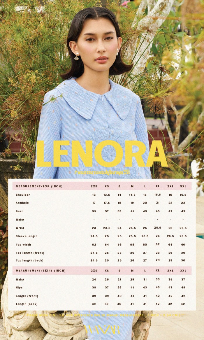 Lenora Kurung in Lemon Yellow