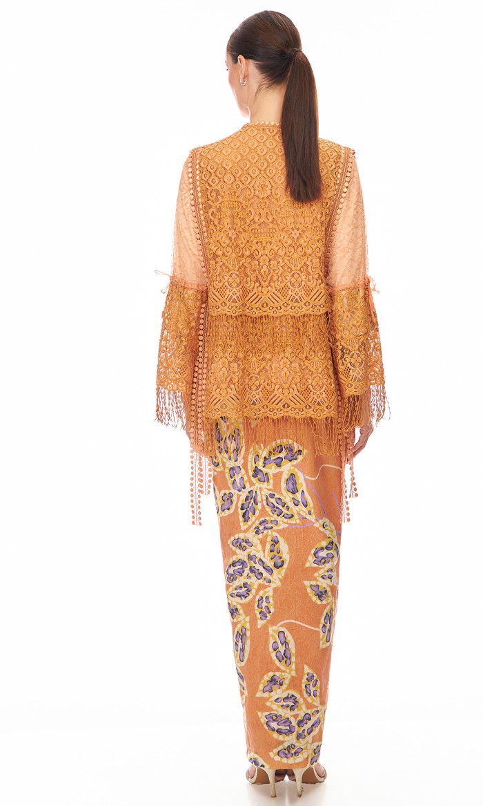 Maisie Kurung in Fawn Orange