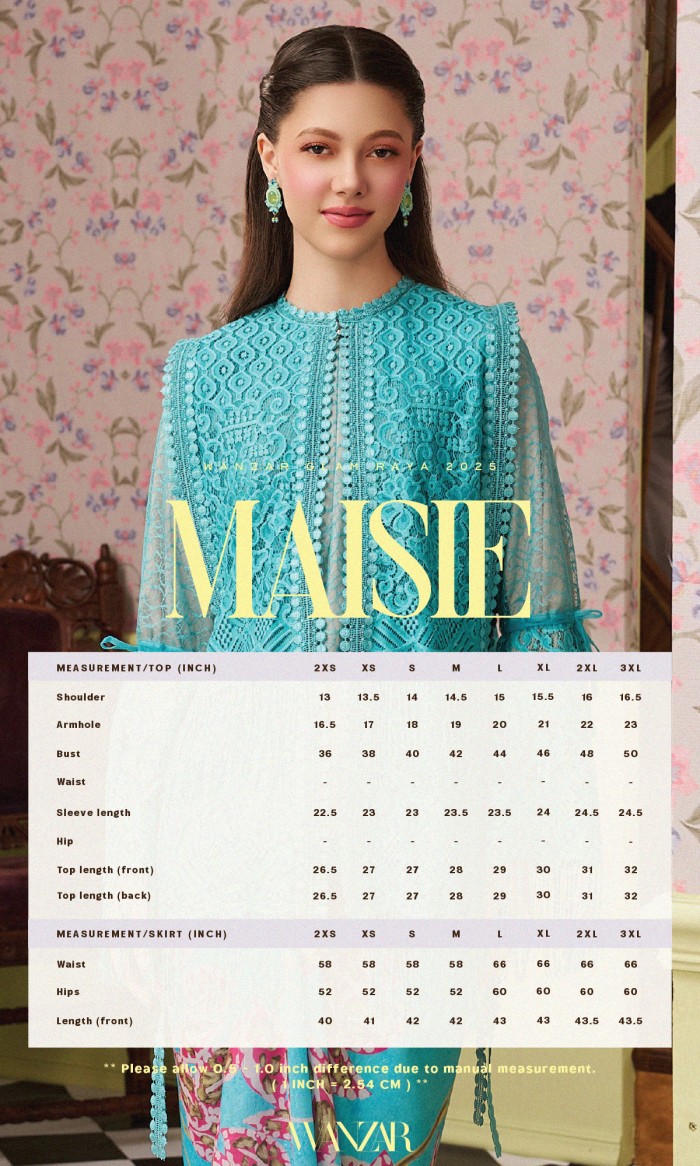 Maisie Kurung in Raven Black