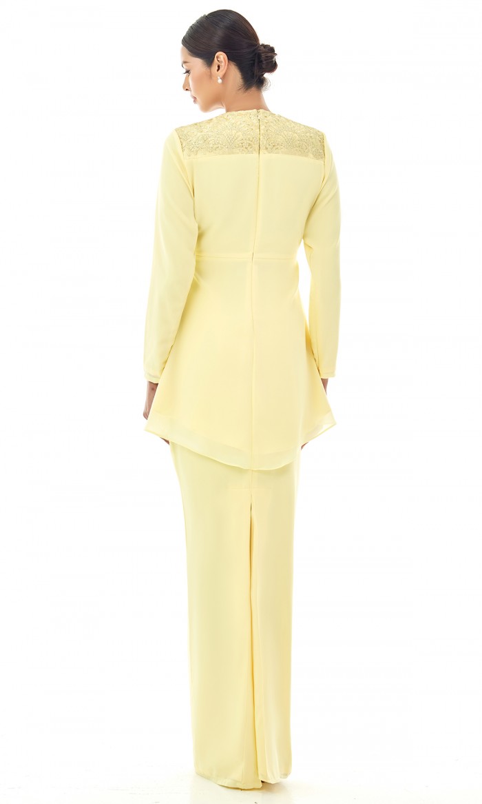 Mareylla Kurung in Parmesan Yellow (AS-IS)