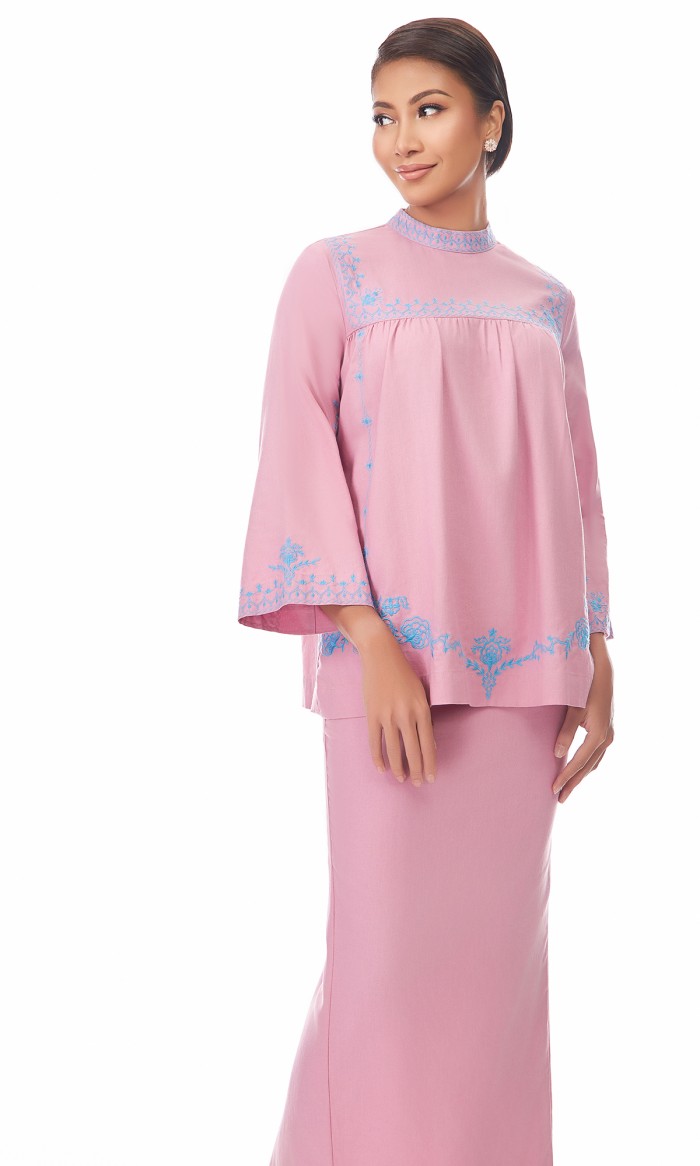 Maude Kurung in Ballerina Pink