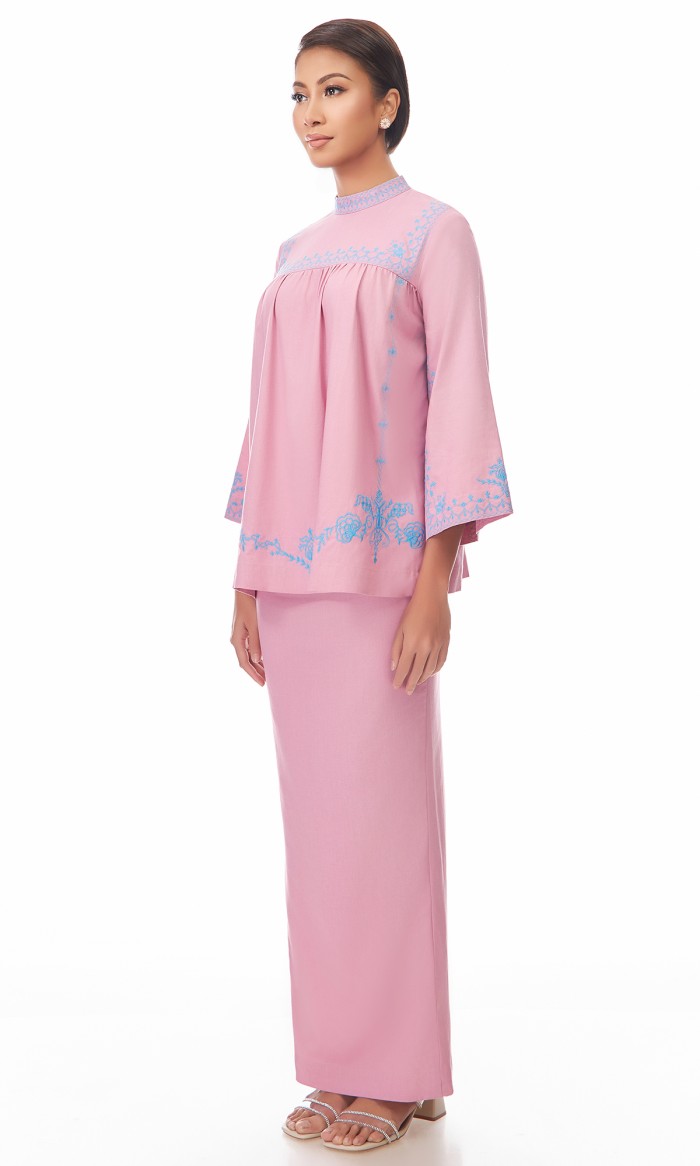 Maude Kurung in Ballerina Pink