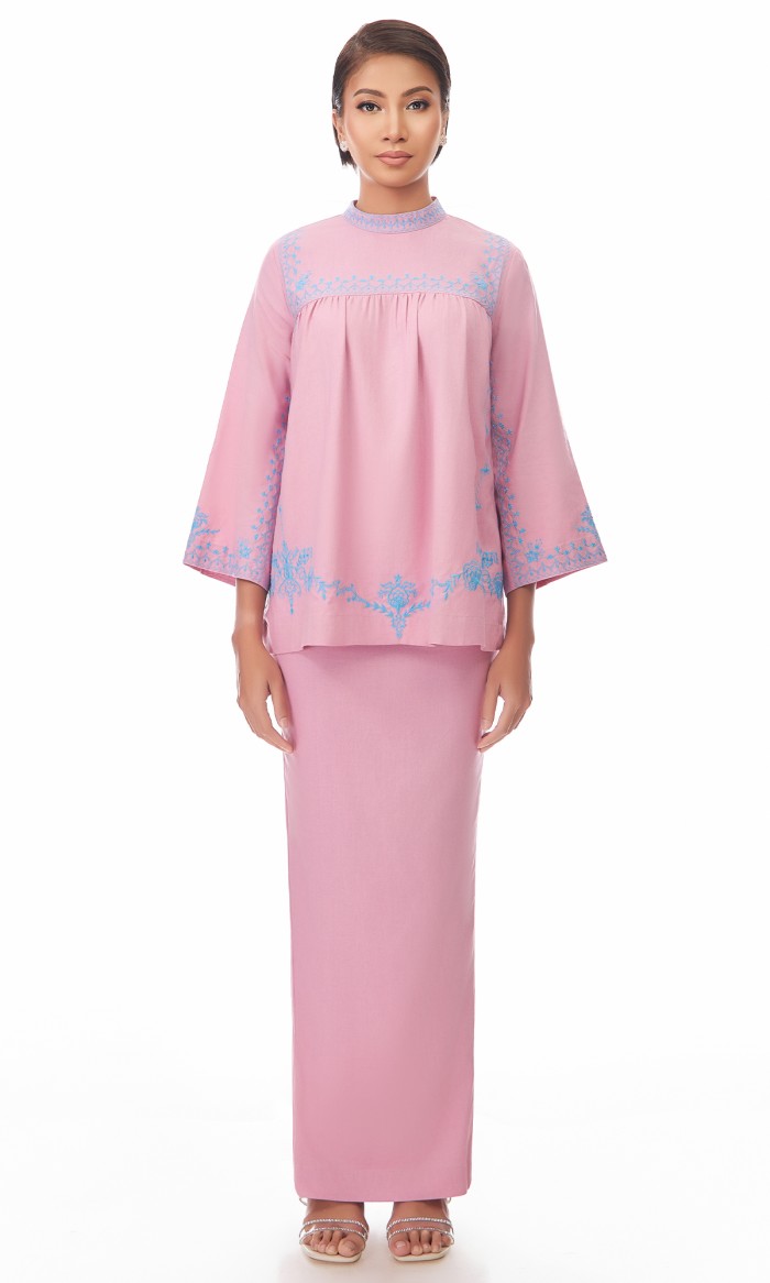 Maude Kurung in Ballerina Pink