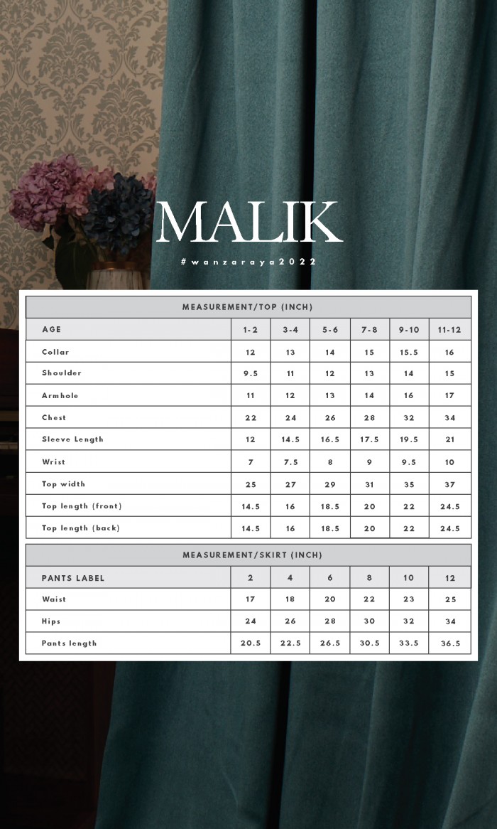 Malik Baju Melayu Kids in Creamy Corn (AS-IS)