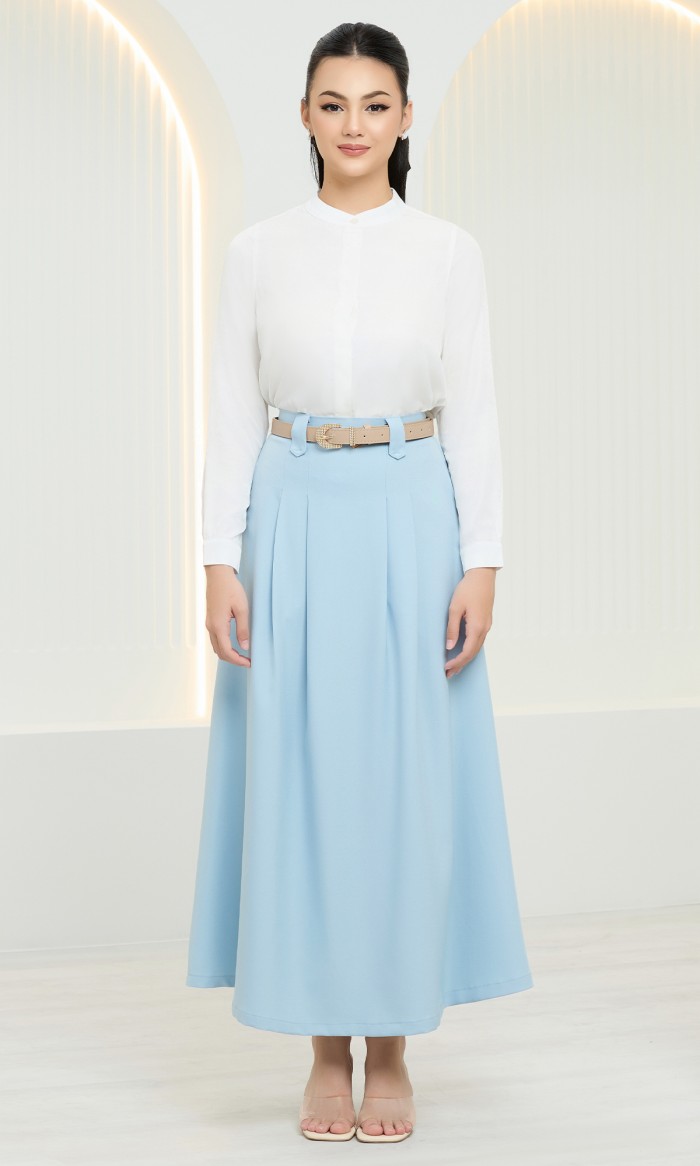 Medea Skirt in Blizzard Blue