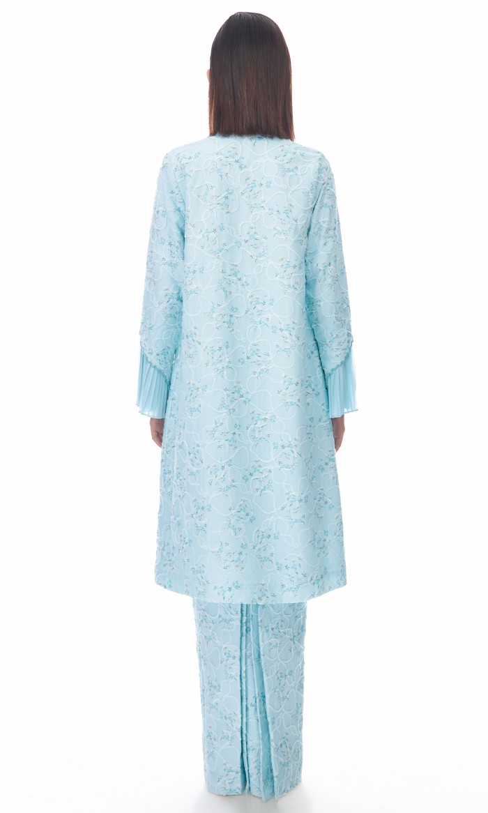 Nerissa Kurung in Iceberg Blue