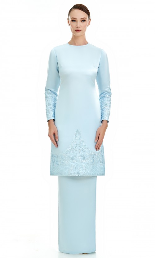 Naefelli Kurung in Sky Blue (AS-IS)