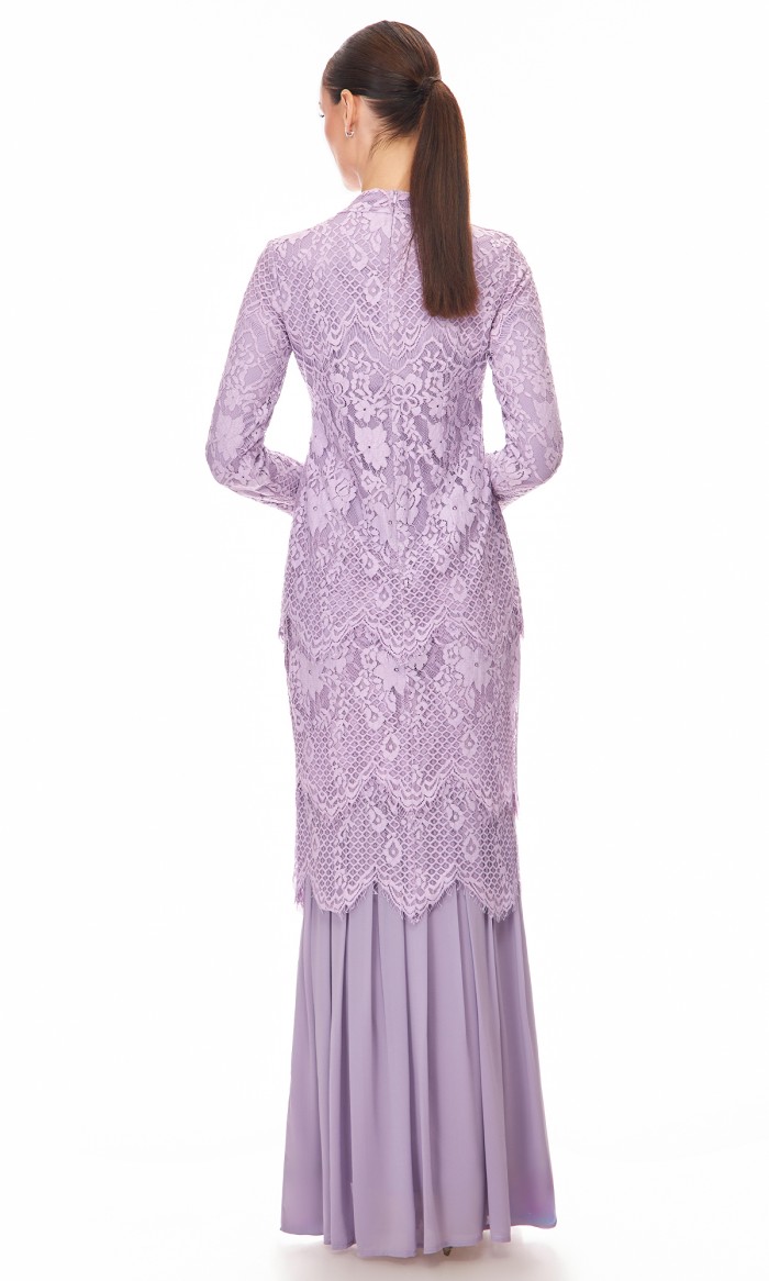 Othelia Kurung in Lilac Breeze