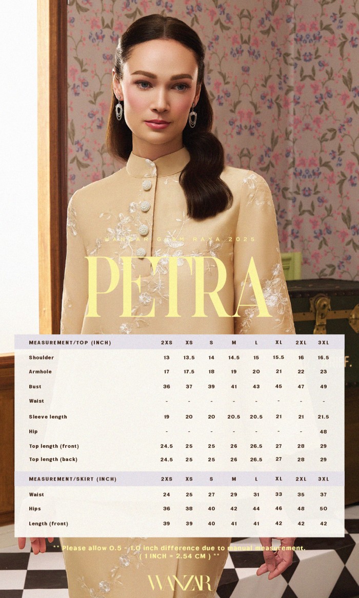 Petra Kurung in Vanilla Brown