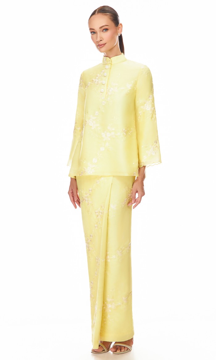 Petra Kurung in Yellow