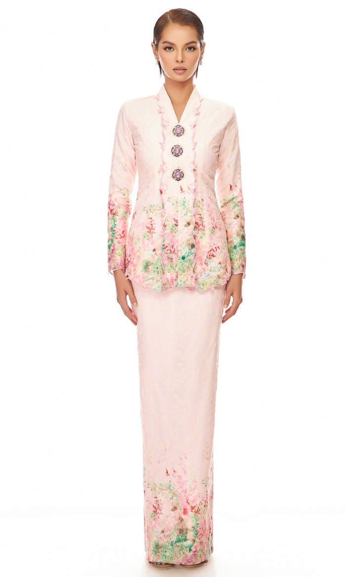 Posey Kurung in Misty Rose