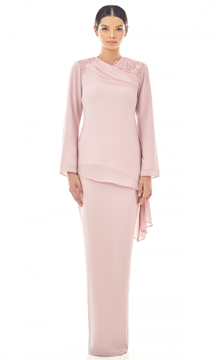 Rosette Kurung in Thistle Purple (AS-IS)