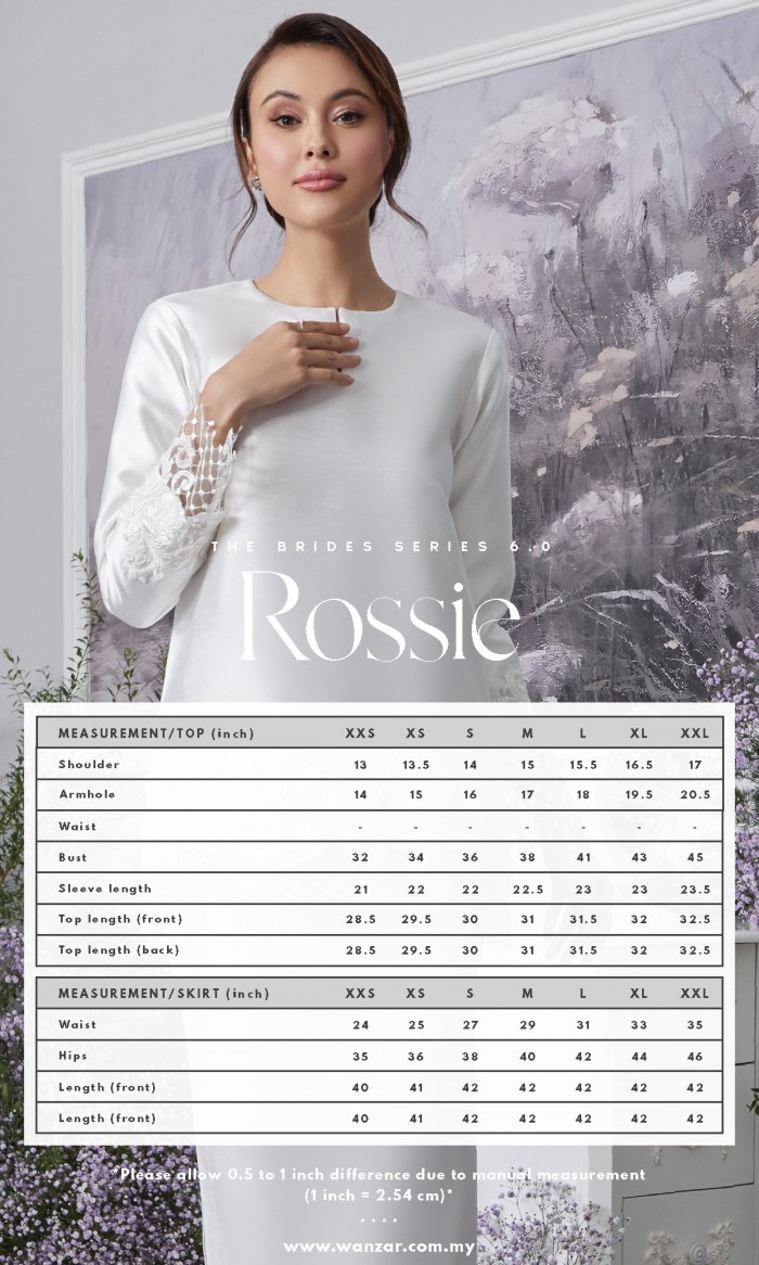 Rossie Brides in Off White (AS-IS)