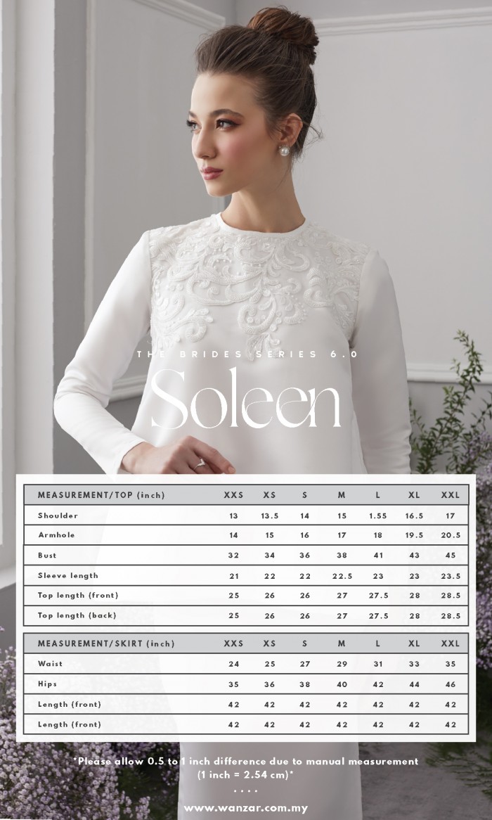 Soleen Brides in White (AS-IS)
