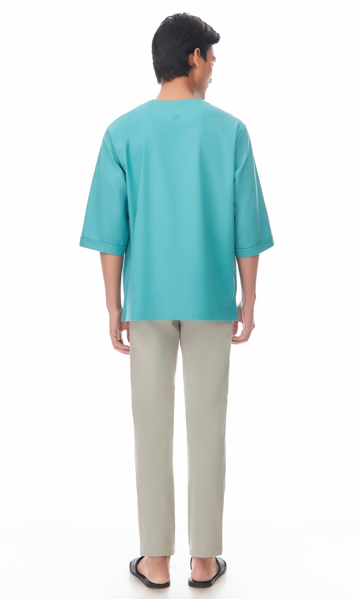 Nadhim Kurta in Turquoise