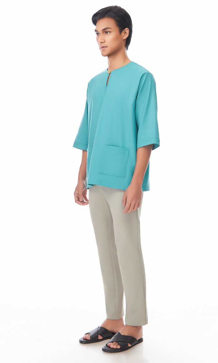 Nadhim Kurta in Turquoise