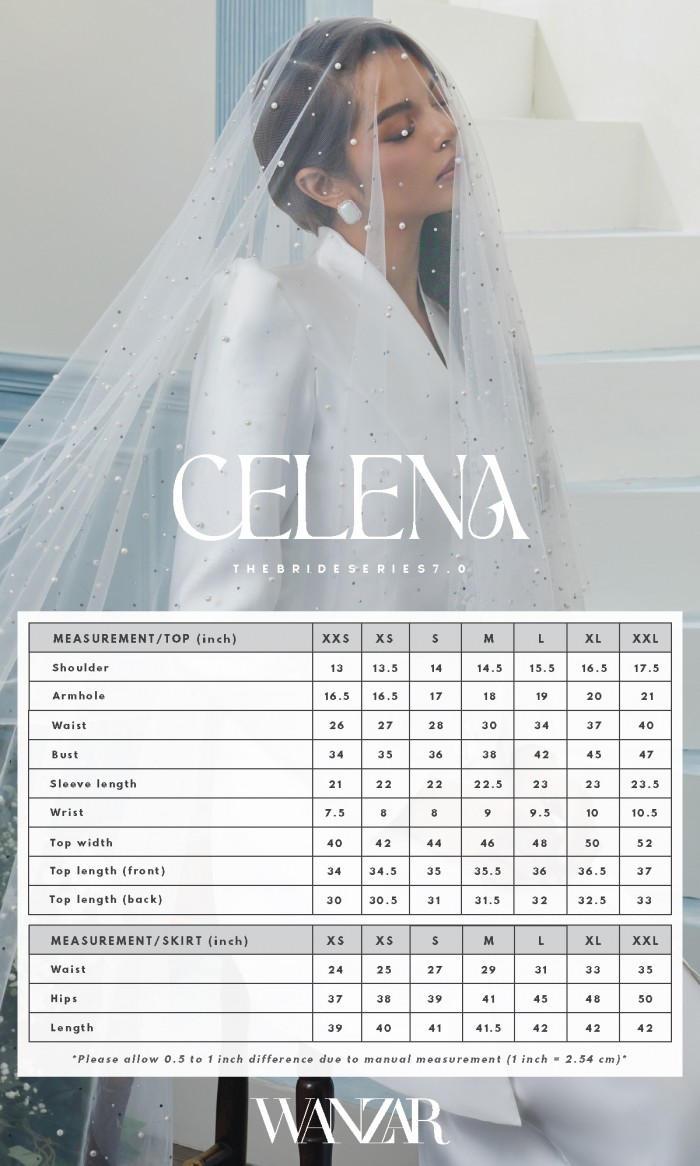 Celena Brides in White (AS-IS)