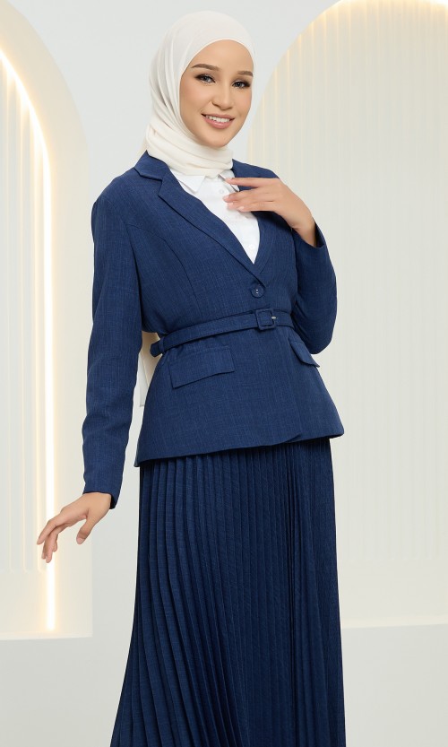 Tihani Suit in Denim Blue