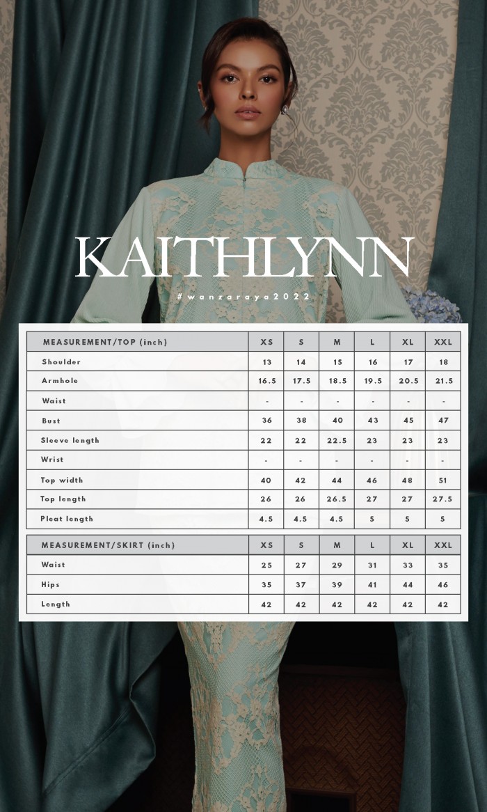 Kaithlynn Kurung in Pistachio Green (AS-IS)