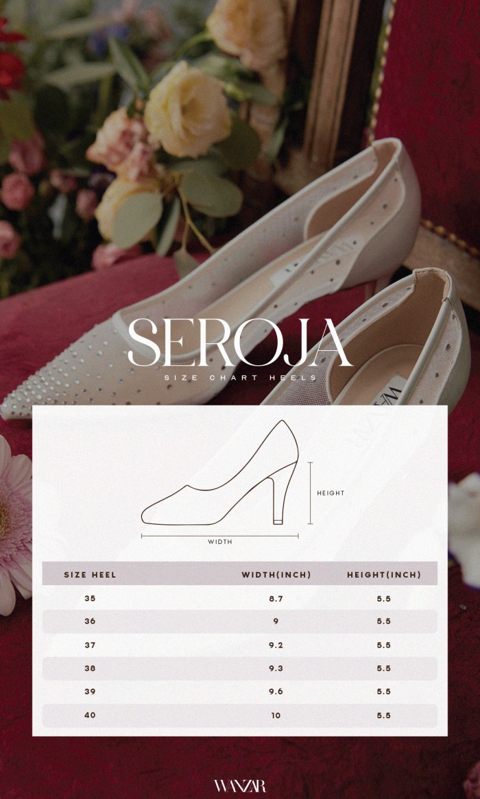 Seroja Heels in Off White