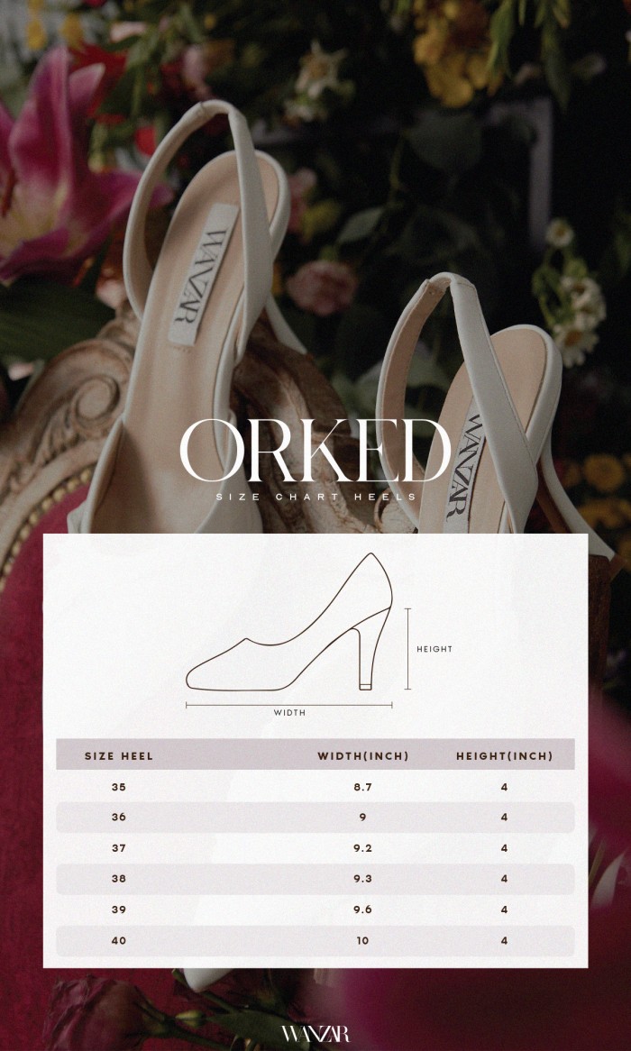 Orked Heels in Off White